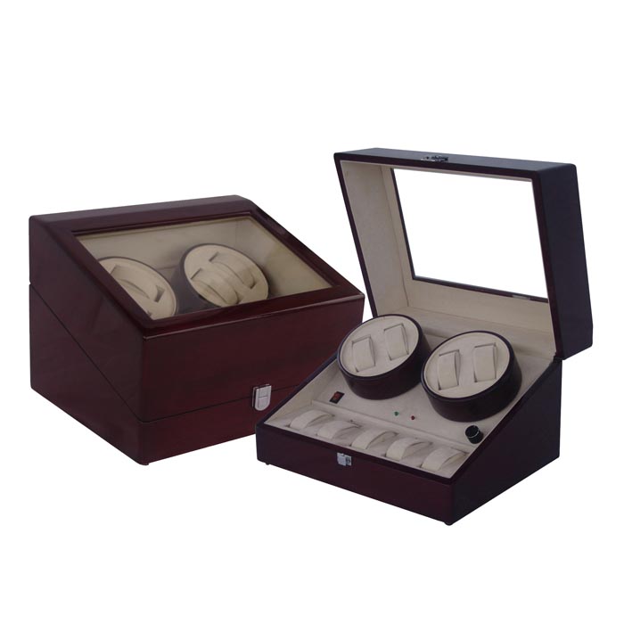 OEEA 4 Watch winder with 3 watch storage TWB204